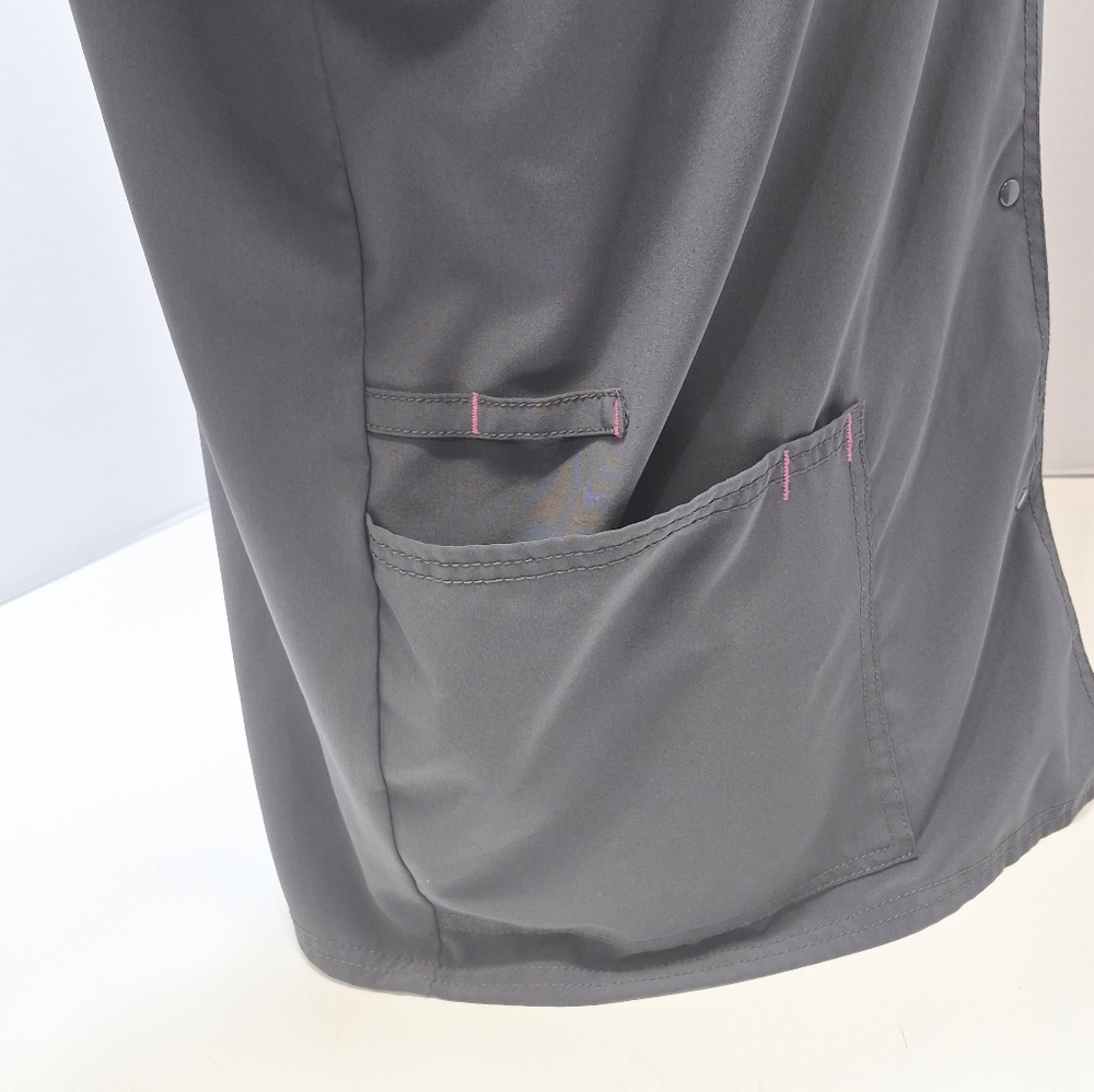 ScrubStar Long sleeve button -up scrub jacket - Picture 3 of 5